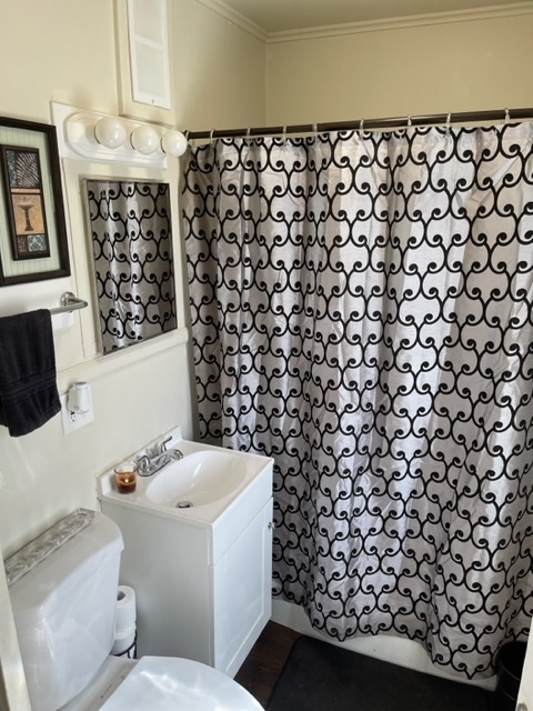 1502 Ridgeway Street Round Lake Beach, IL 60073 - Photo 7 of 11 a bathroom with a sink toilet and shower