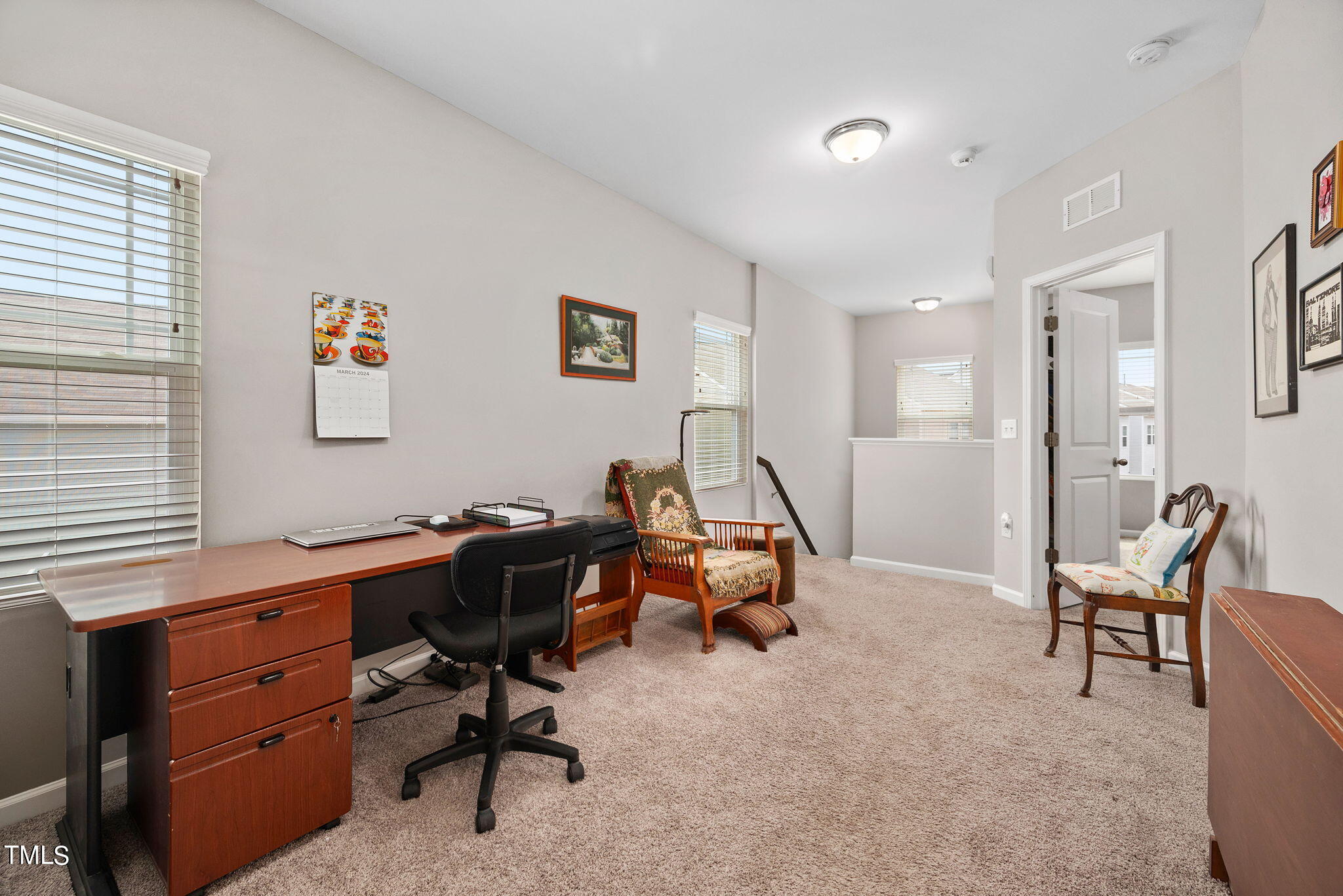 1016 Epiphany Road Morrisville, NC 27560 - Photo 17 of 45 a view of a workspace with furniture