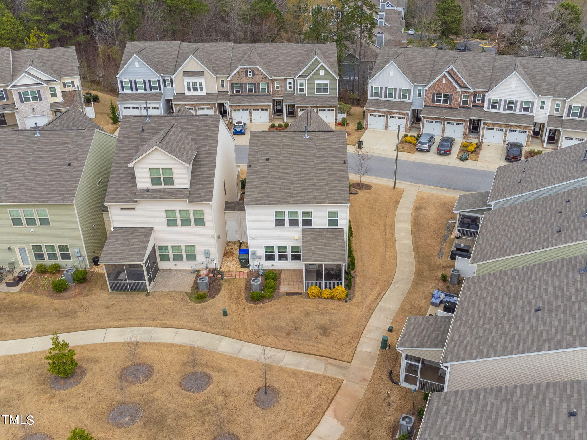 1016 Epiphany Road Morrisville, NC 27560 - Photo 37 of 45 an aerial view of residential houses