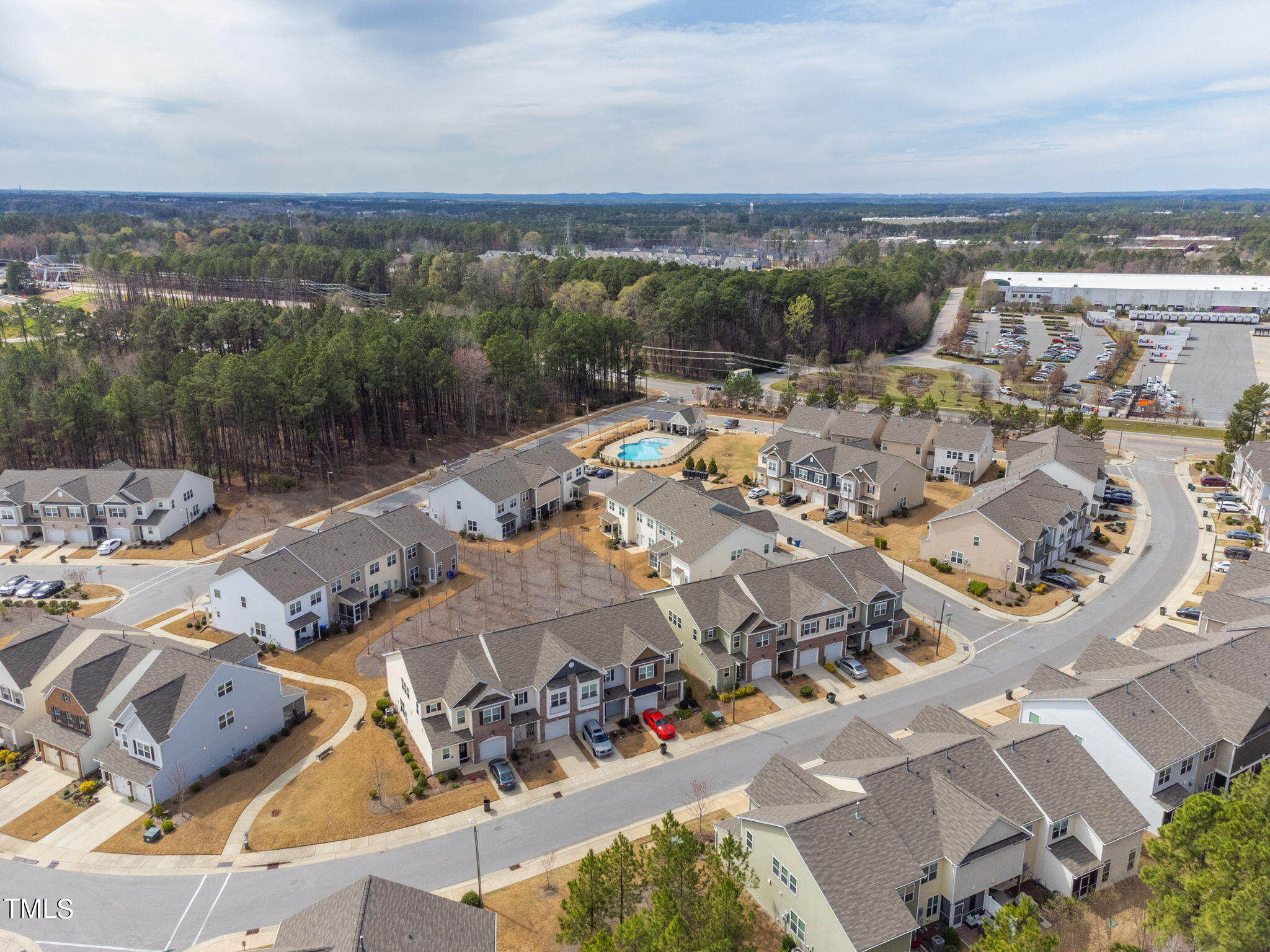 1016 Epiphany Road Morrisville, NC 27560 - Photo 39 of 45 an aerial view of a building with outdoor space