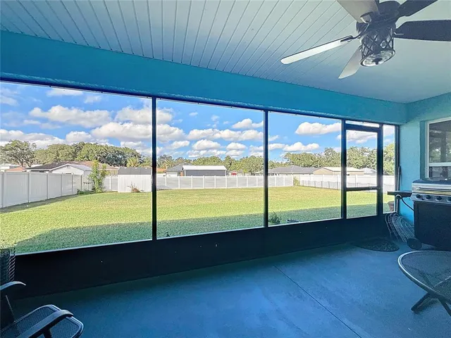 a view of outdoor space with seating area