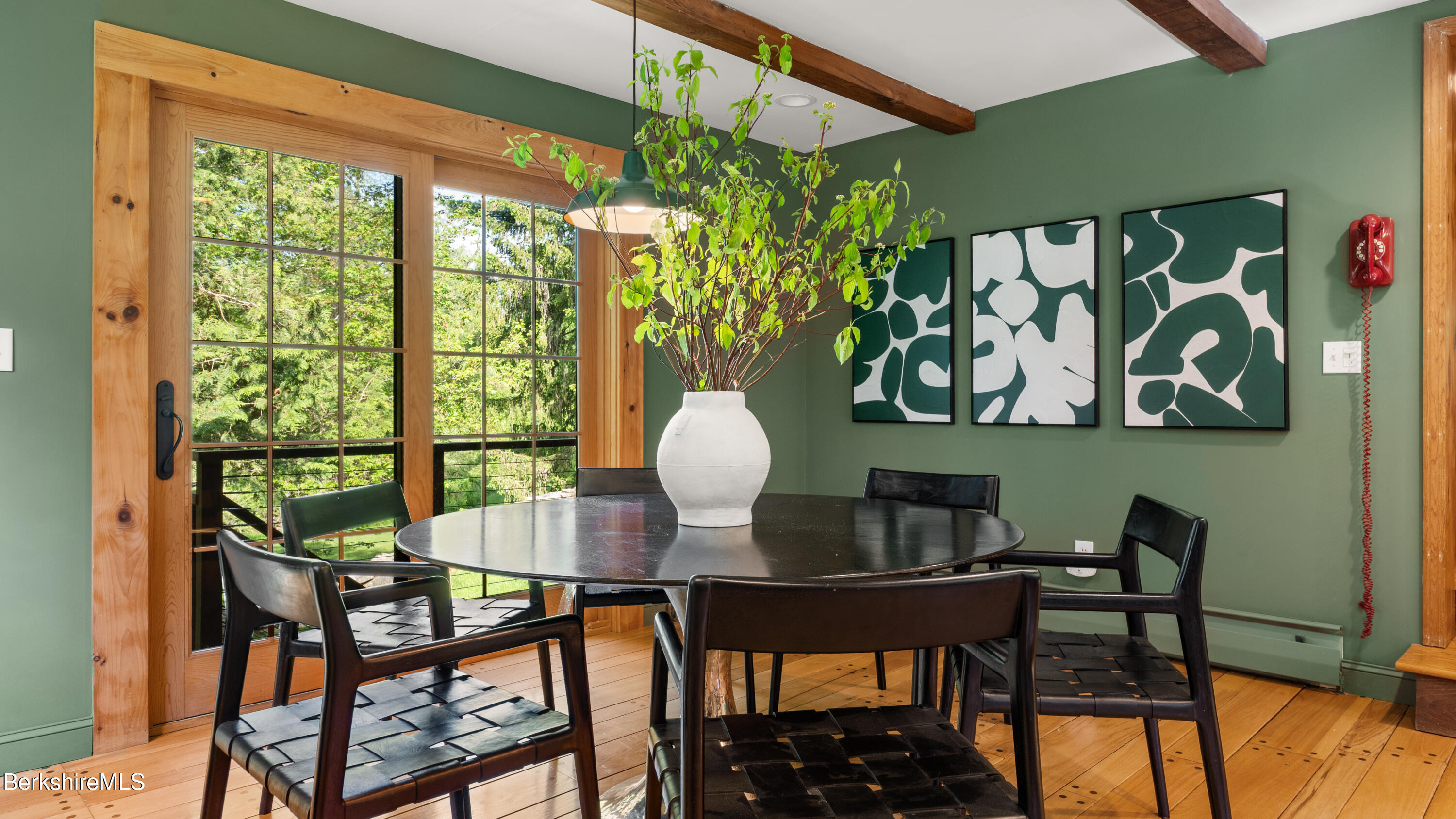 137 E Road Alford, MA 01266 - Photo 12 of 32 a view of a dining room with furniture window and outside view