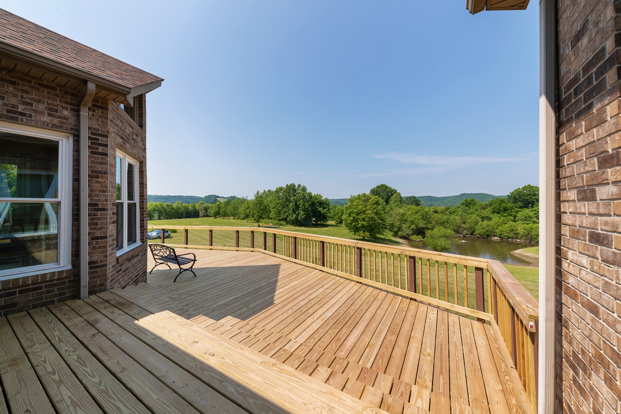 2150 Wilson Hill Road Lewisburg, TN 37091 - Photo 31 of 38 a view of balcony with deck and wooden floor