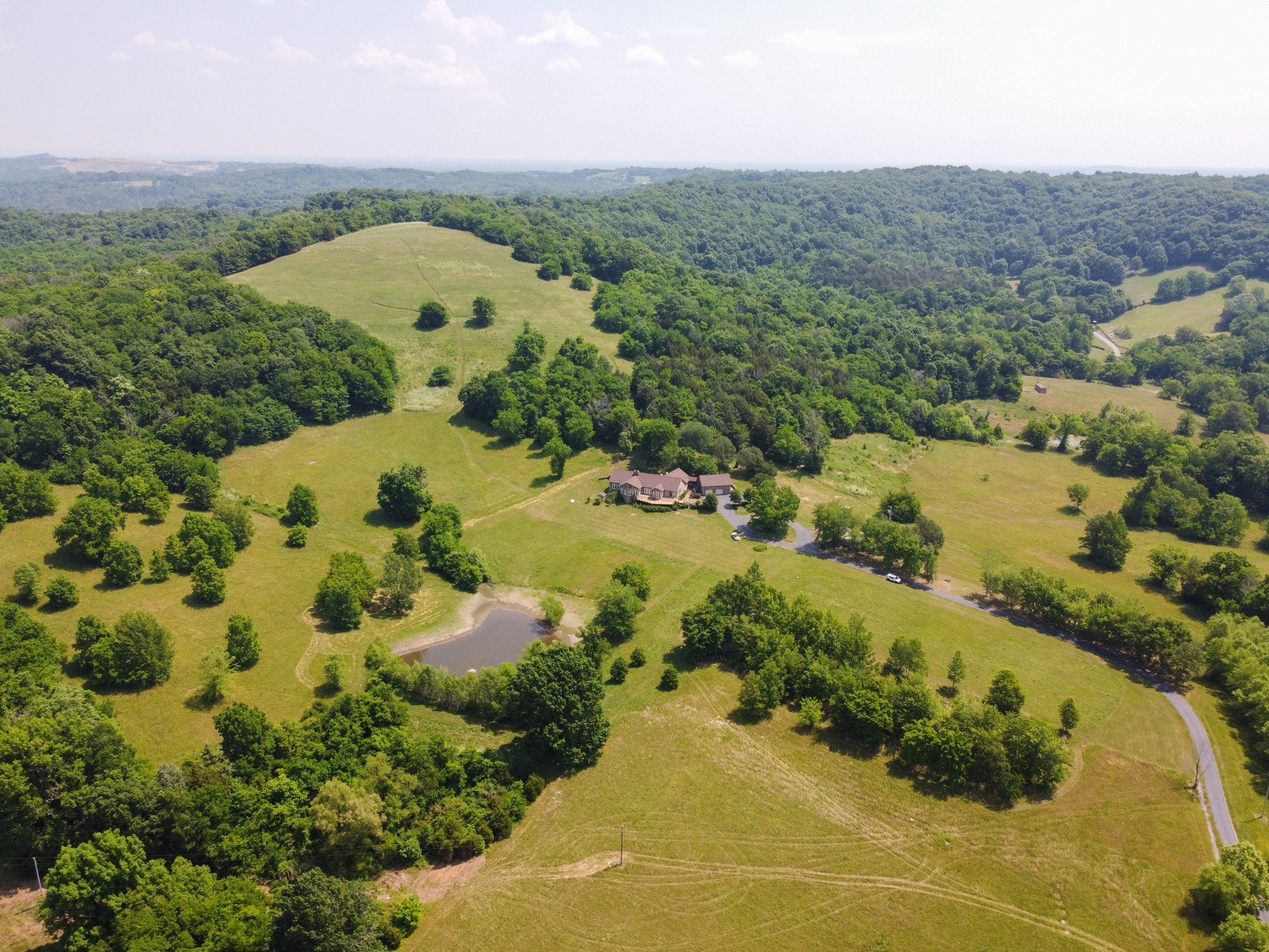 2150 Wilson Hill Road Lewisburg, TN 37091 - Photo 38 of 38 an aerial view of a houses with a yard