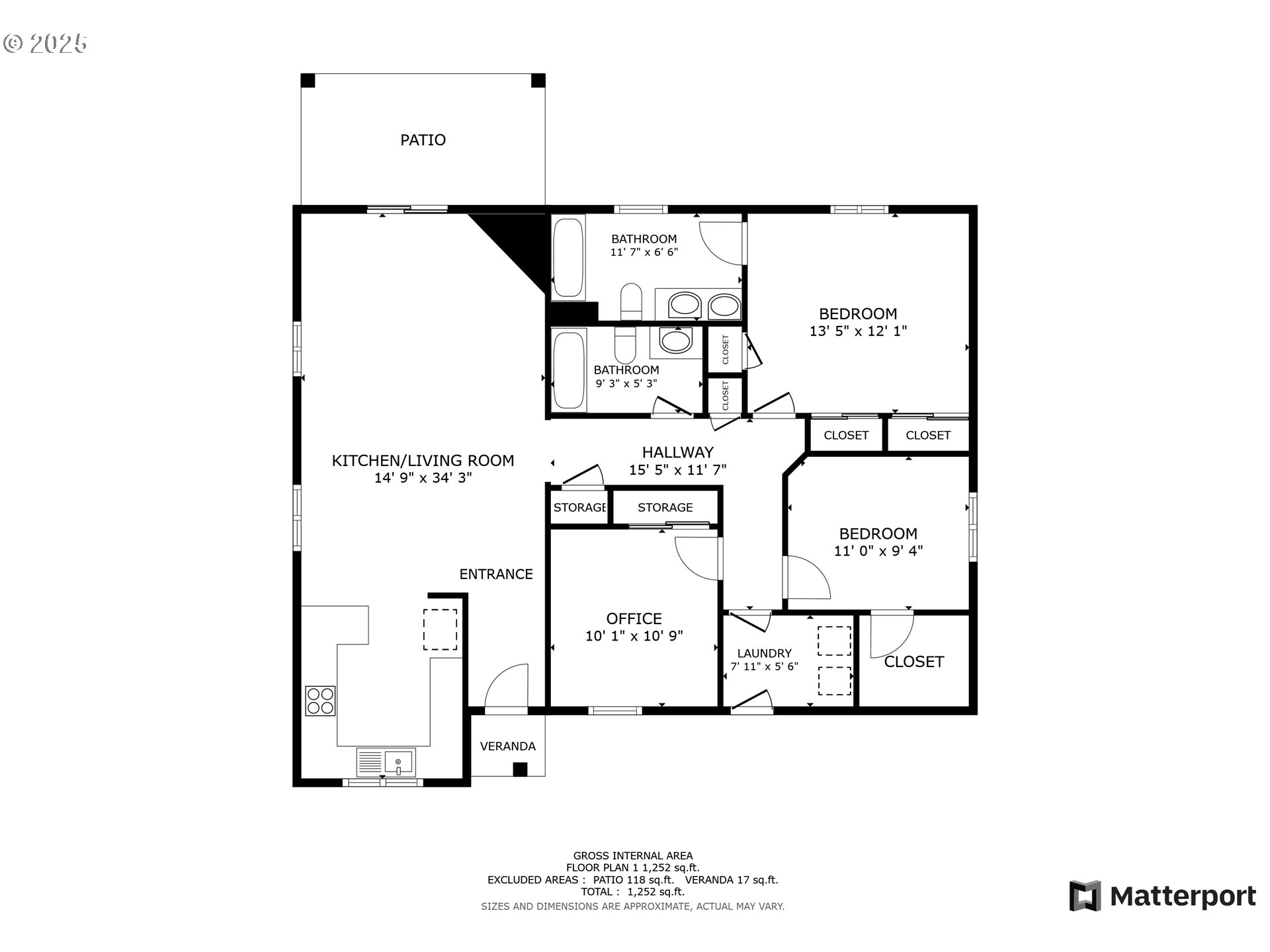 2057 South 59th Street Springfield, OR 97478 - Photo 28 of 28 a picture of a floor plan