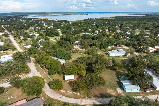 a view of a park with slide