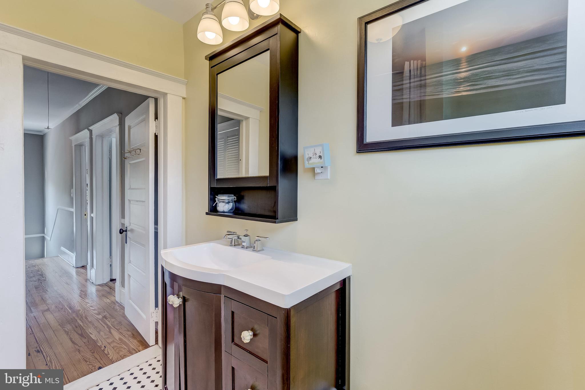 116 South Rolling Road Catonsville, MD 21228 - Photo 28 of 40 Remodeled Upper Level Hallway Bathroom