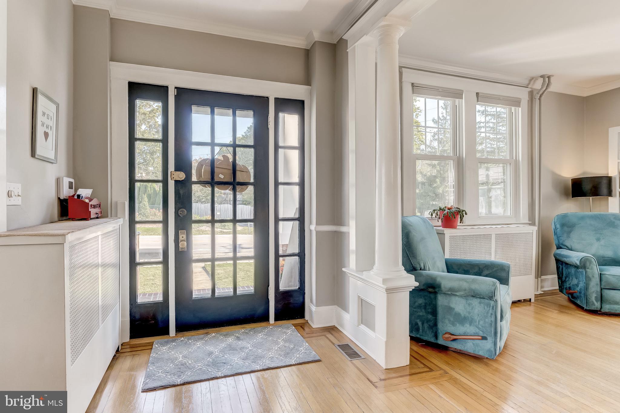 116 South Rolling Road Catonsville, MD 21228 - Photo 5 of 40 Beautiful Foyer With Original Columns and Crown