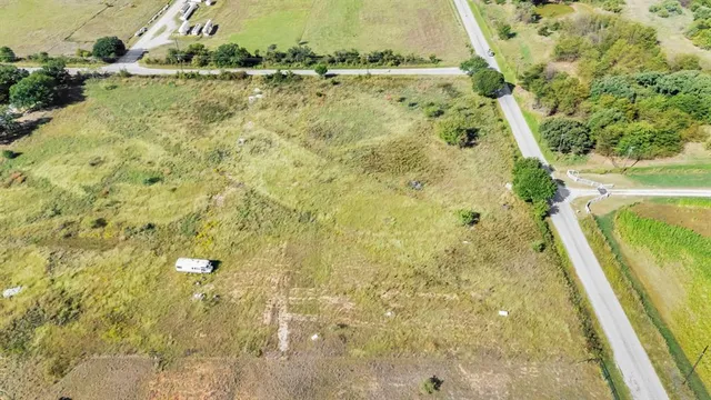 a view of a street with a houses