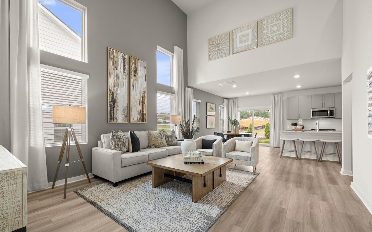 Not actual home.  Picture of the model home in community.