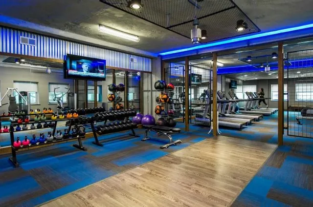 a view of a shop in a room