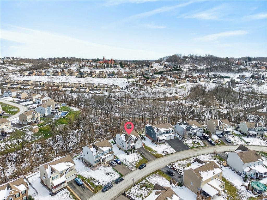 423 Labrador Lane Clairton, PA 15025 - Photo 46 of 49 an aerial view of a city with lots of residential buildings