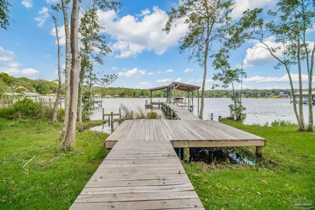 a view of a house with garden