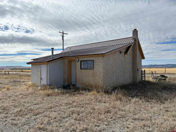 a backyard of a house