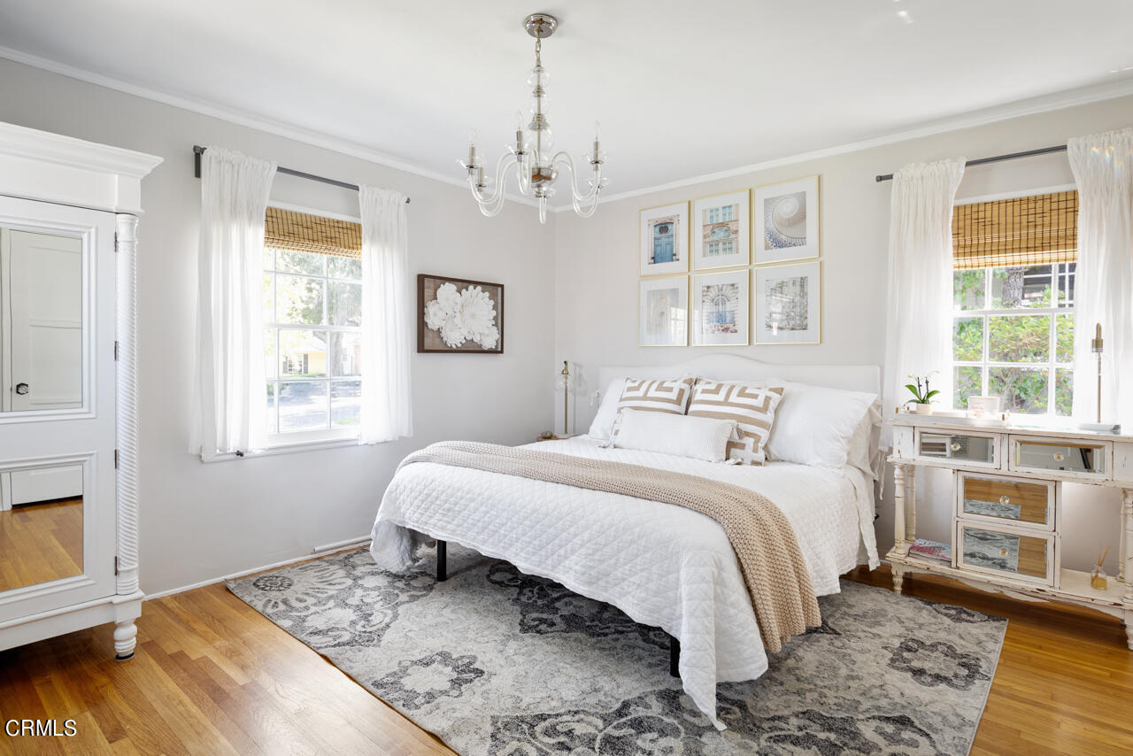 2355 Brigden Road Pasadena, CA 91104 - Photo 14 of 30 a bedroom with a large bed and a window
