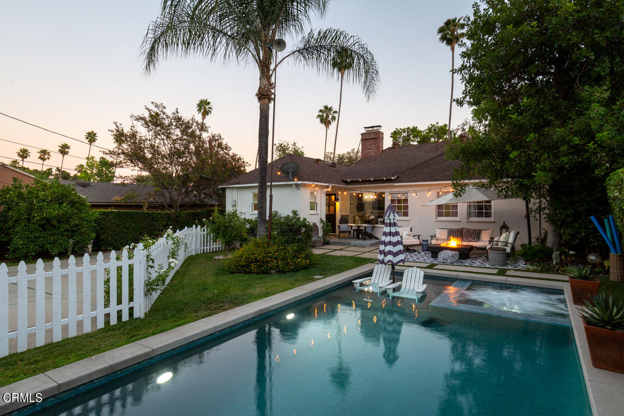 2355 Brigden Road Pasadena, CA 91104 - Photo 29 of 30 a swimming pool view with a garden