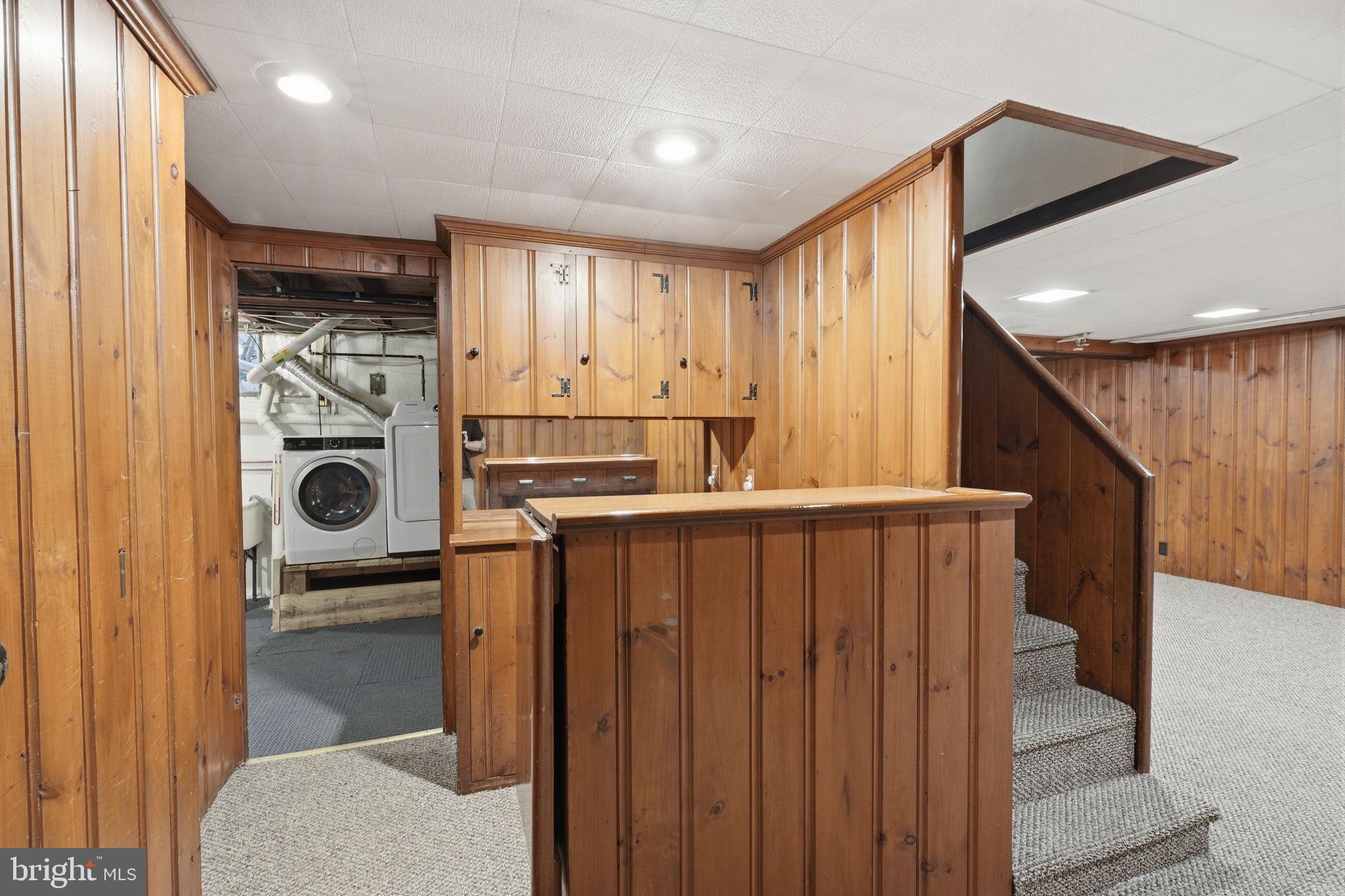 404 Old Farm Road Wyncote, PA 19095 - Photo 40 of 41 Cozy wood-paneled basement retreat.