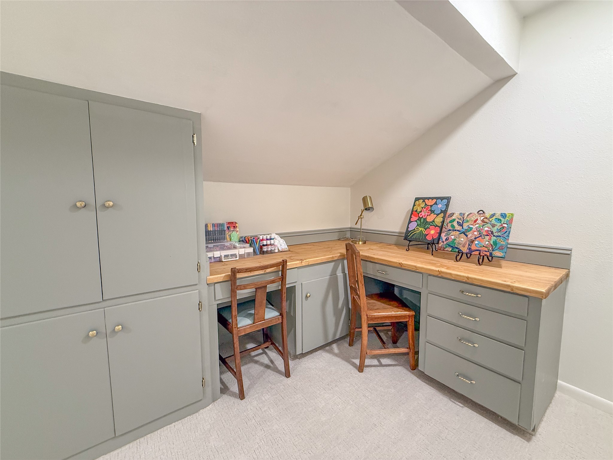 1704 Harrison Road Brenham, TX 77833 - Photo 17 of 34 a view of a workspace with furniture