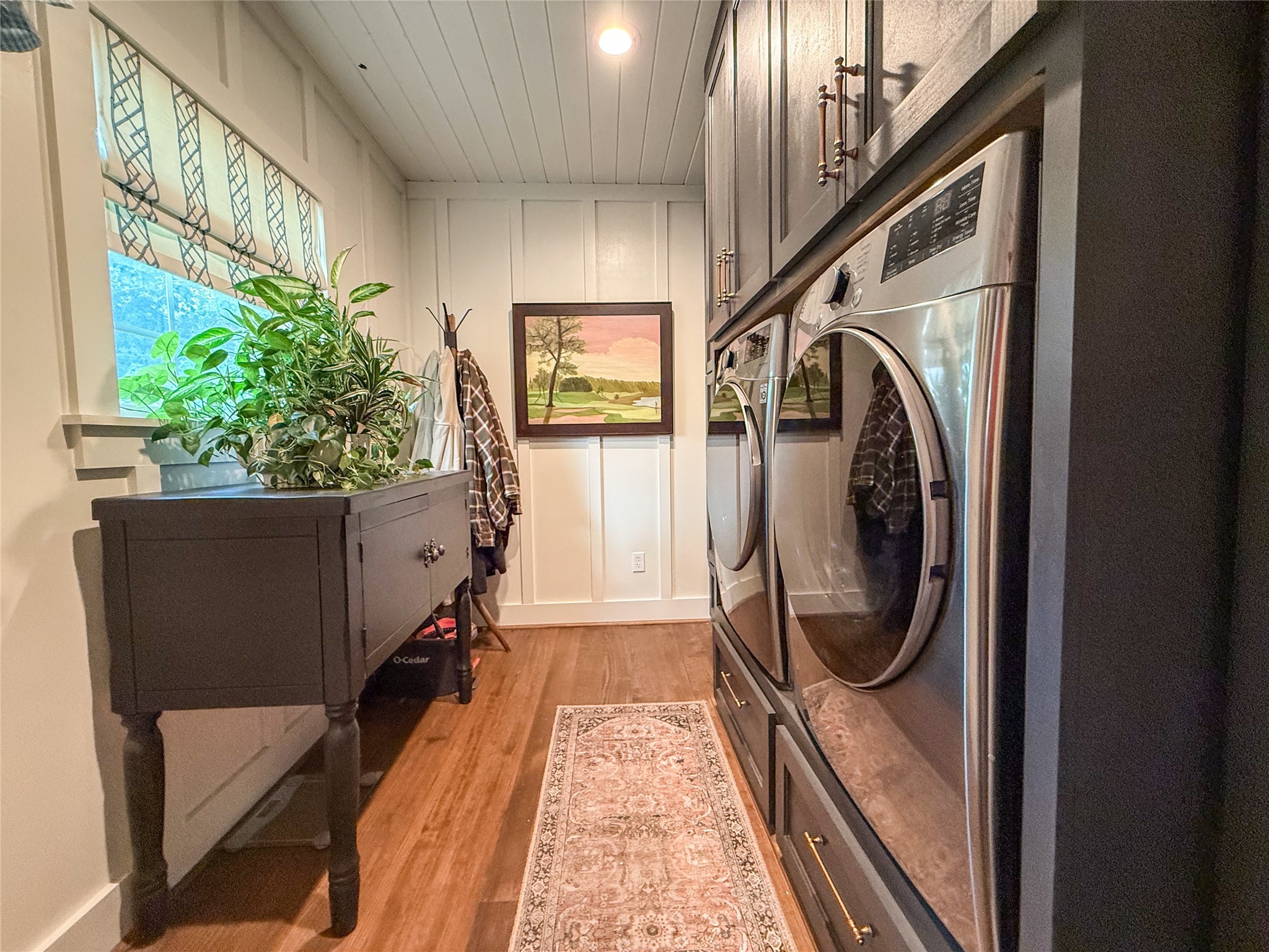 1704 Harrison Road Brenham, TX 77833 - Photo 22 of 34 a view of a hallway with washer and dryer
