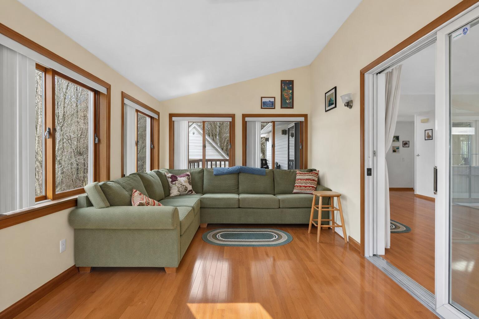 89 Boyds Corner Road South Berwick, ME 03908 - Photo 21 of 58 Sunroom with a Treehouse Feel