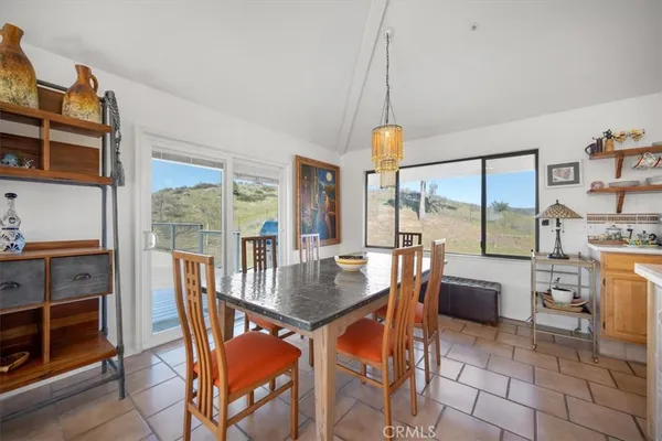 a kitchen with lots of counter top space
