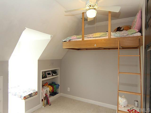 9936 Baileywick Road Raleigh, NC 27613 - Photo 13 of 24 This bedroom has built in dresser and loft bed, the bed can stay or be removed. Bedroom