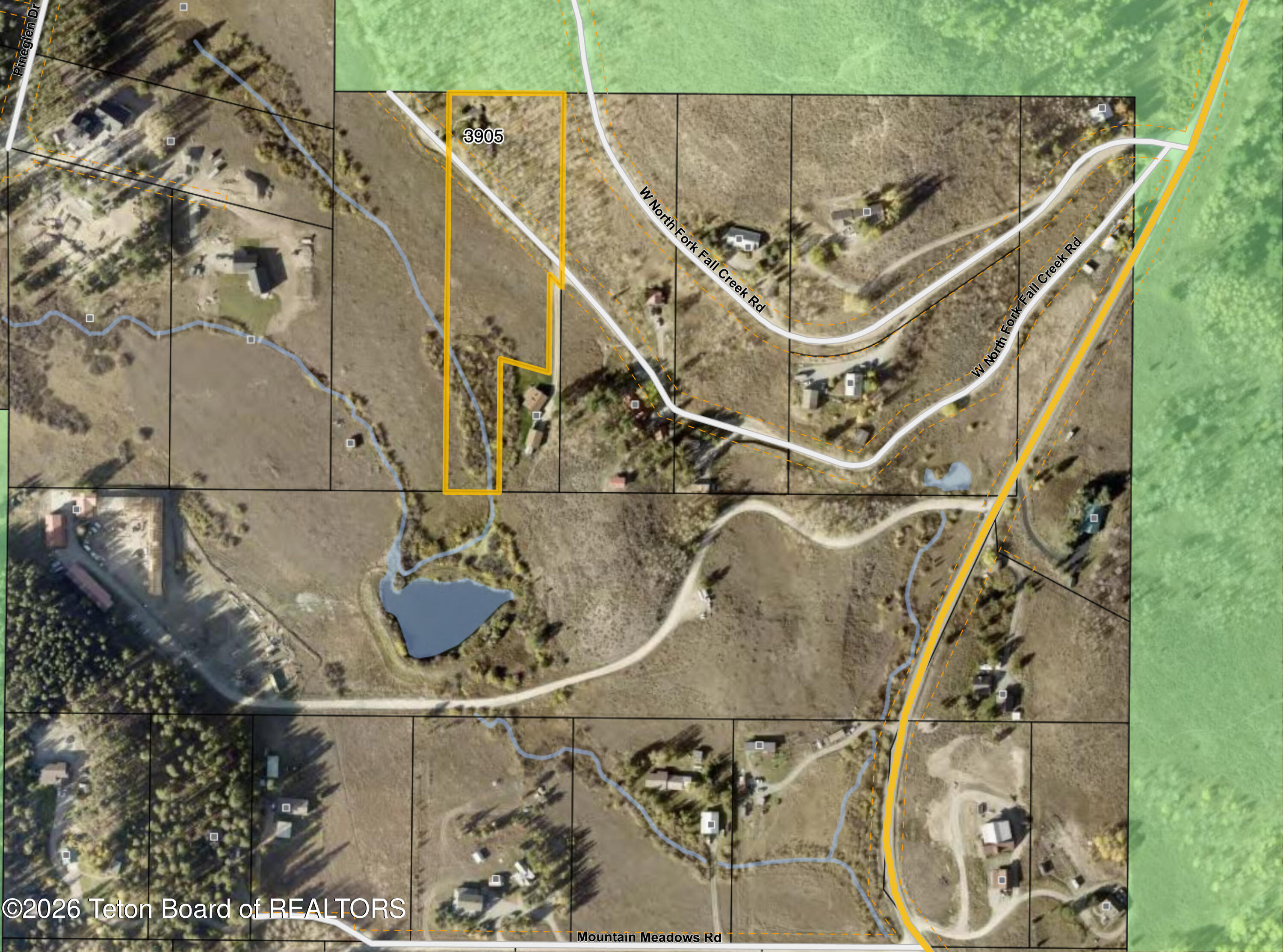 3905 North Fork Fall Creek Road Wilson, WY 83014 - Photo 26 of 26 30 TC GIS