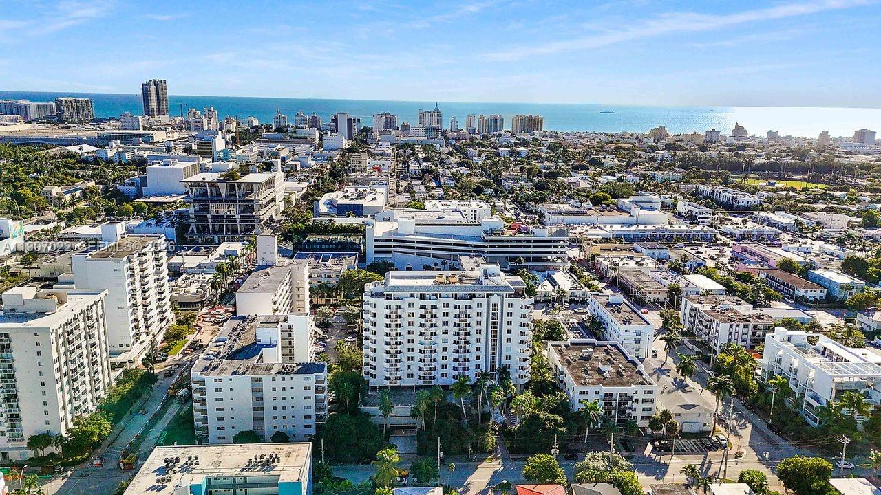 1621 Bay Road, Unit 604 Miami Beach, FL 33139 - Photo 29 of 30 an aerial view of a city