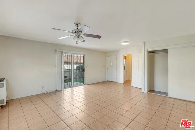 a view of yard with seating space