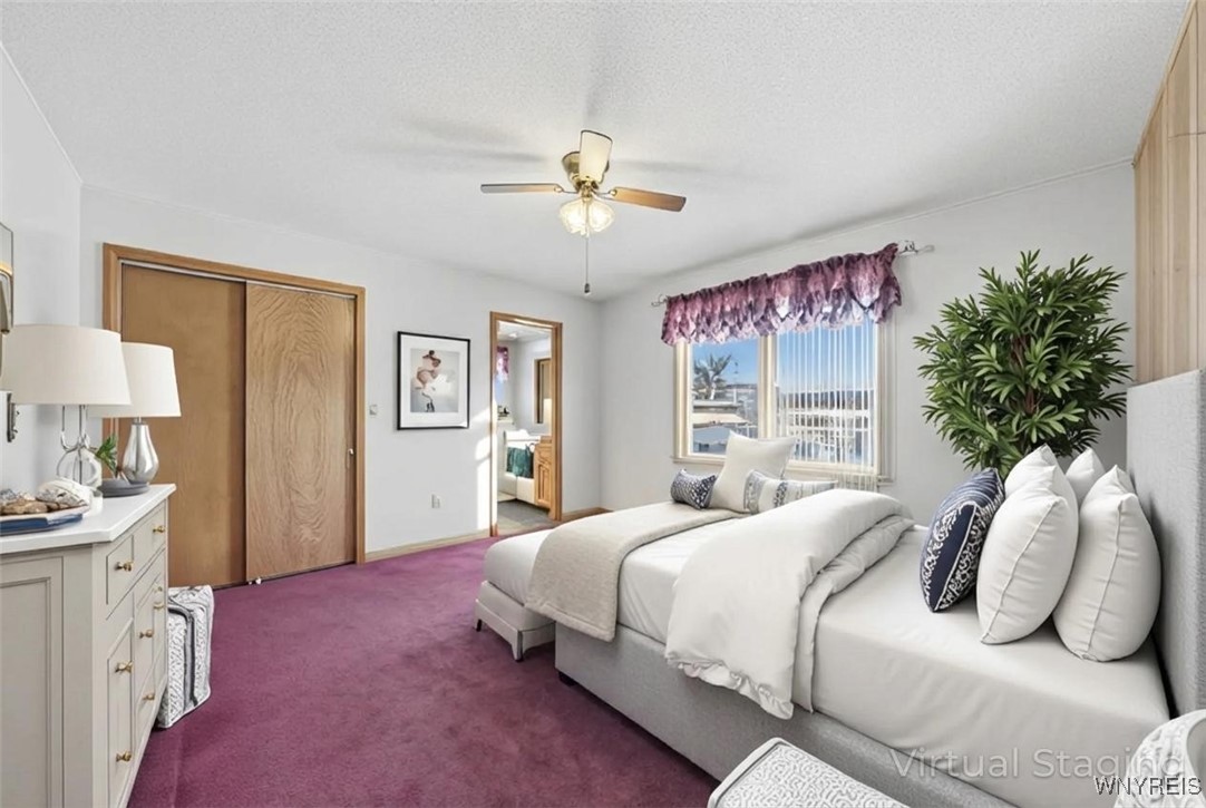 10259 Warner Gulf Road Sardinia, NY 14080 - Photo 15 of 34 Main Bedroom with En-Suite - Virtually Staged