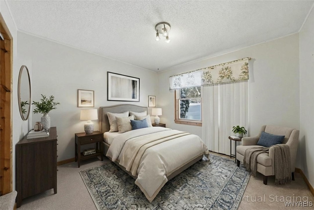 10259 Warner Gulf Road Sardinia, NY 14080 - Photo 22 of 34 Bedroom 3 - Virtually staged