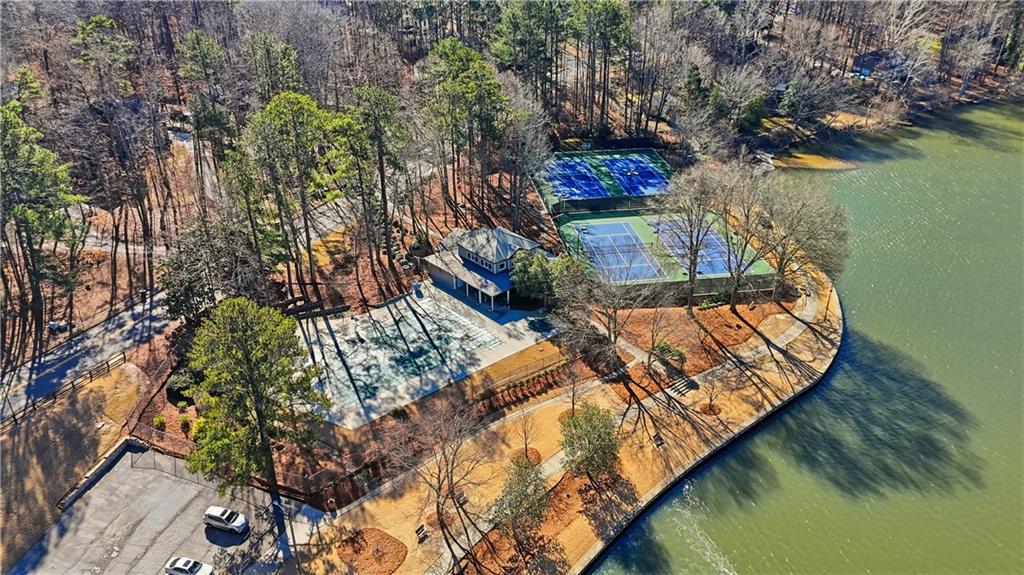 8975 Martin Road Roswell, GA 30076 - Photo 30 of 32 a view of a lake from a balcony