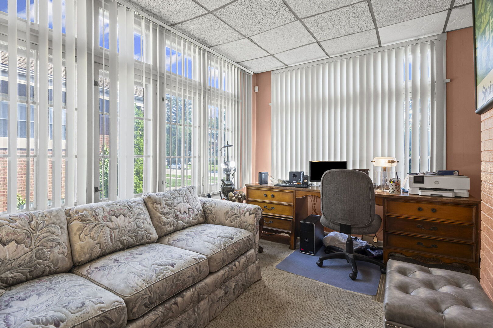 15 East 155th Street Harvey, IL 60426 - Photo 16 of 25 a living room with furniture and a floor to ceiling window