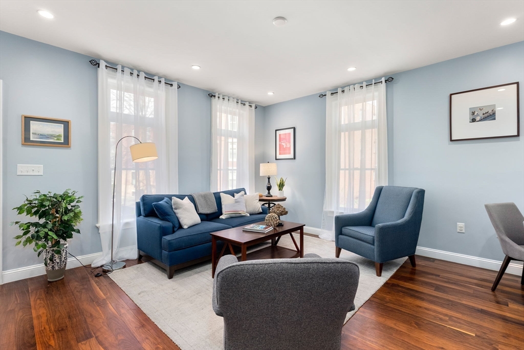 2 Tabor Place Brookline, MA 02445 - Photo 3 of 30 a living room with furniture and a potted plant