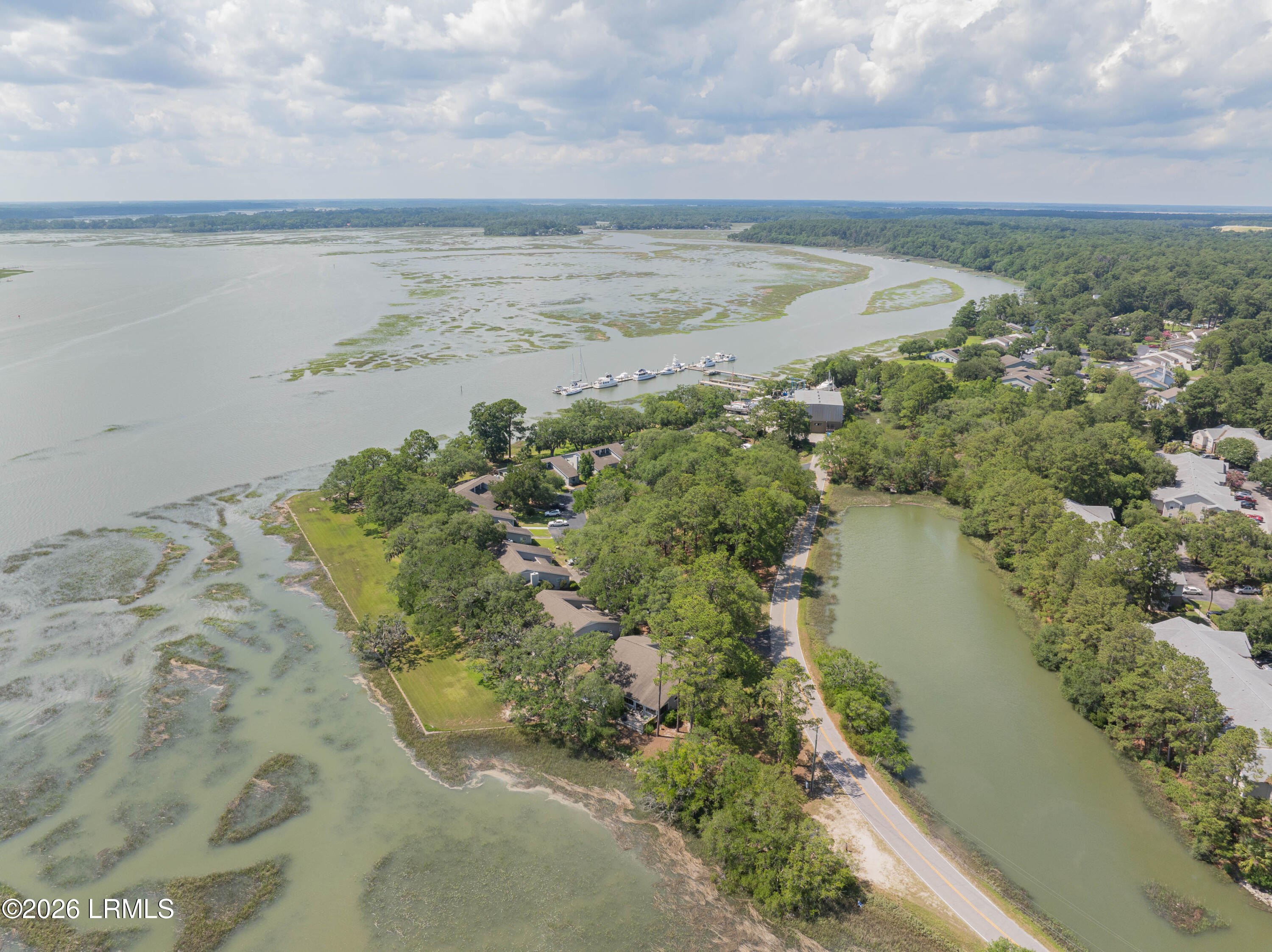 23 Colony Gardens Road, Unit A Beaufort, SC 29907 - Photo 43 of 46 23A Colony Gardens Drone-17