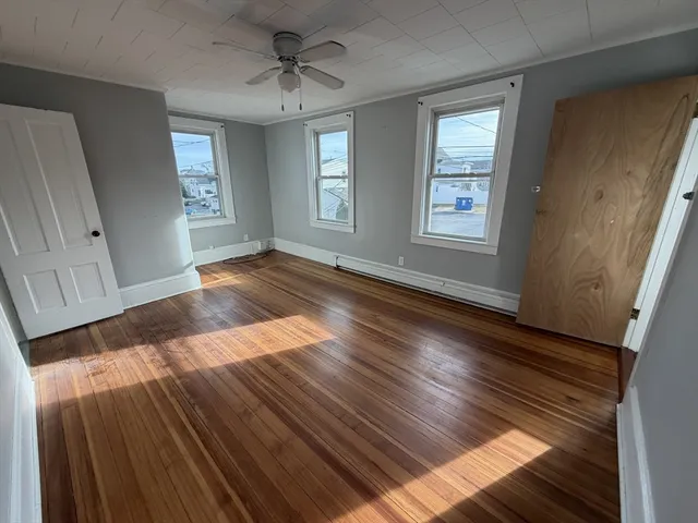 wooden floor in an empty room