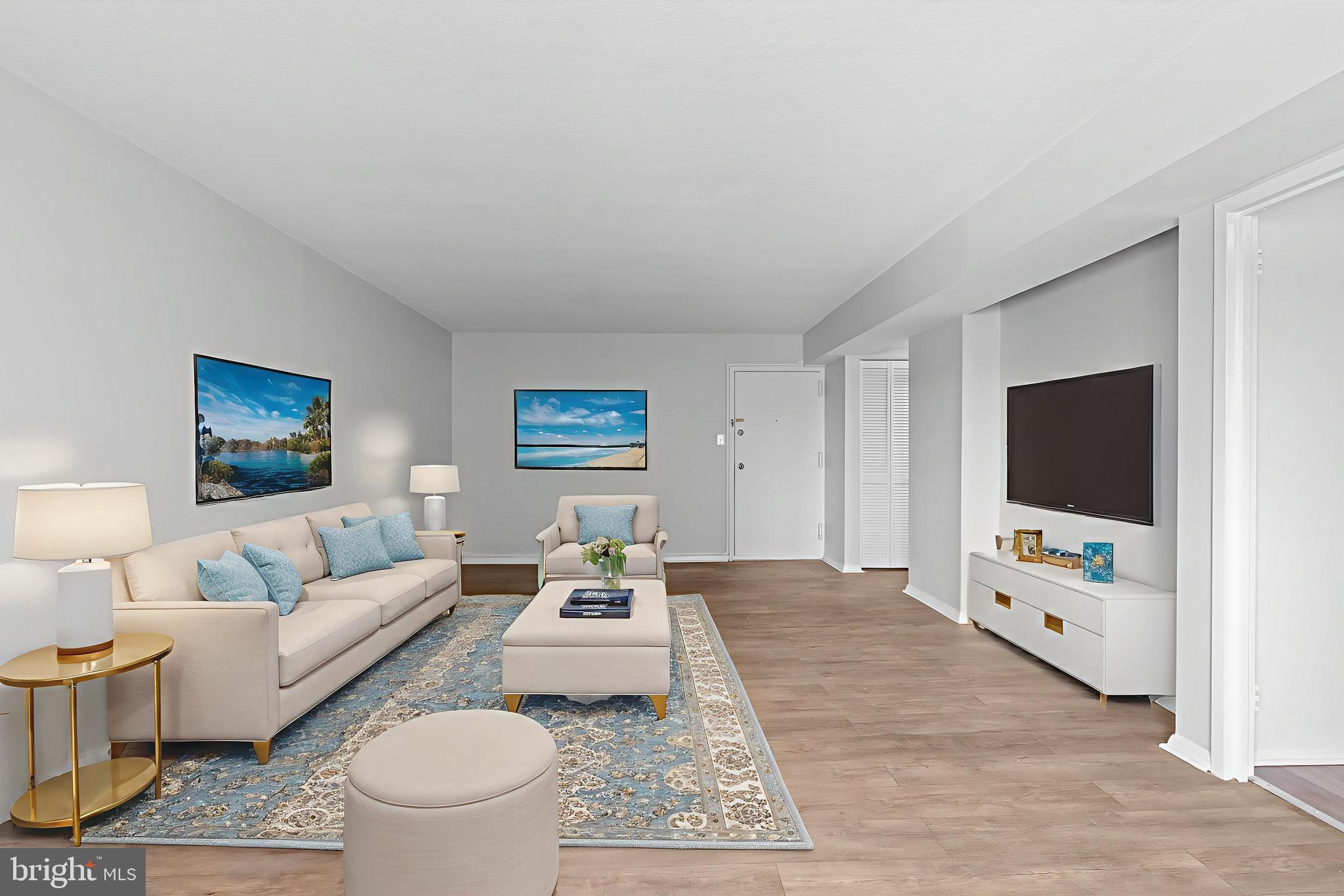 1836 Metzerott Road, Unit 715 Hyattsville, MD 20783 - Photo 8 of 28 Virtually staged living area