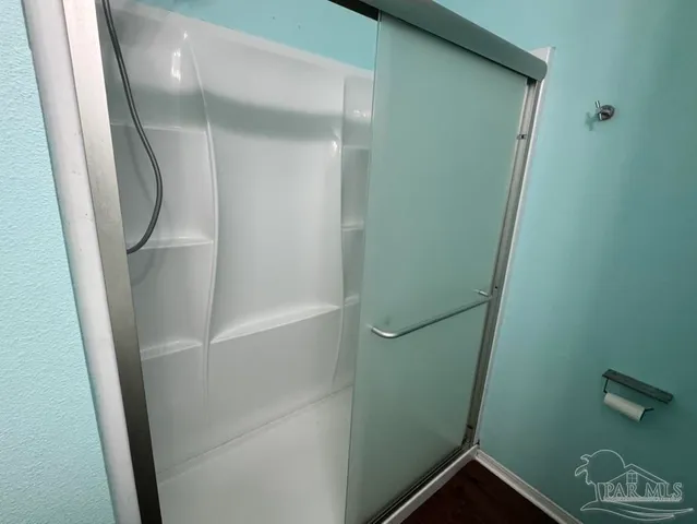 a small bathroom with a toilet