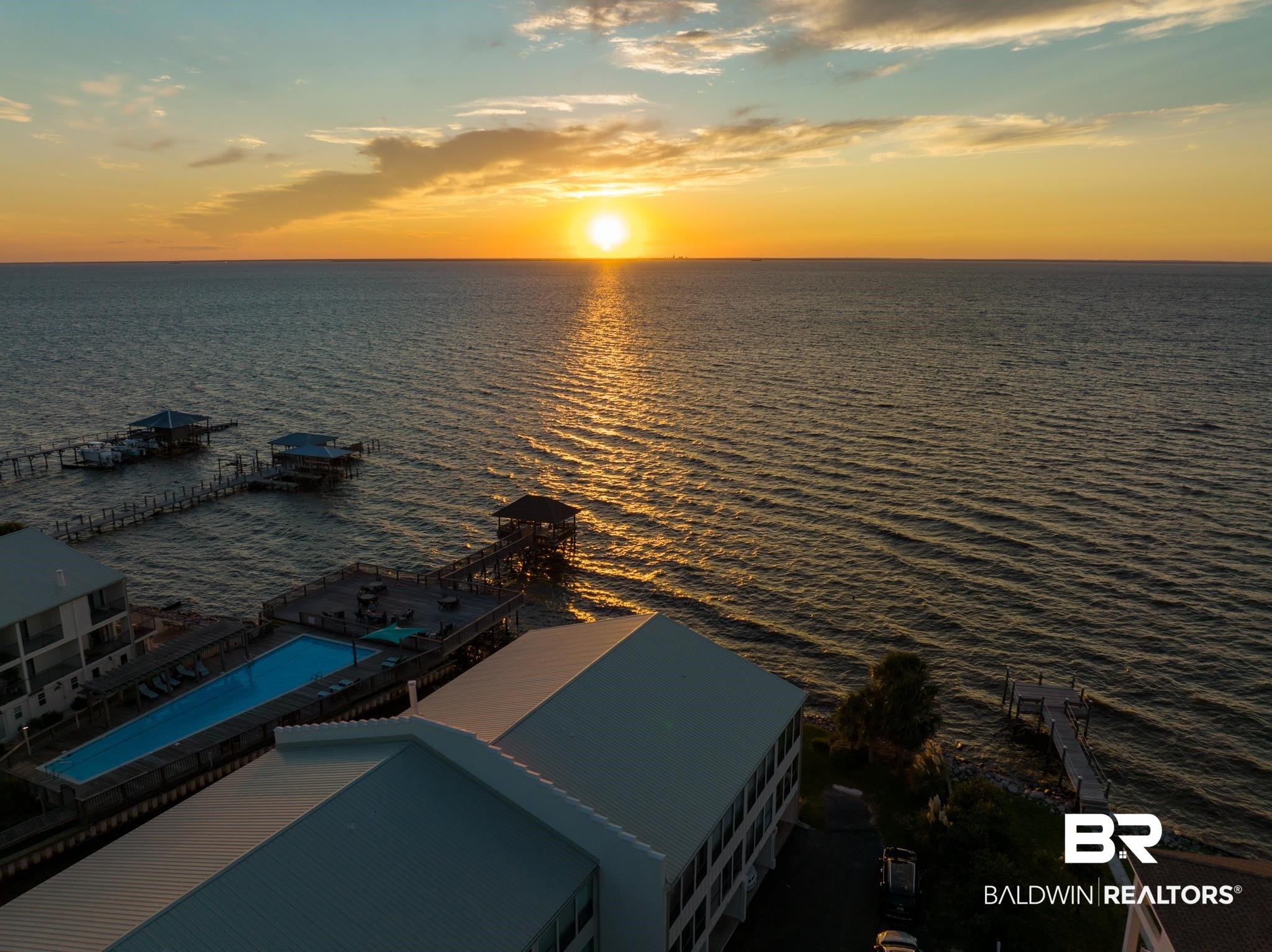 710 South Mobile Street, Unit 28 Fairhope, AL 36532 - Photo 44 of 45 Sunset from patio