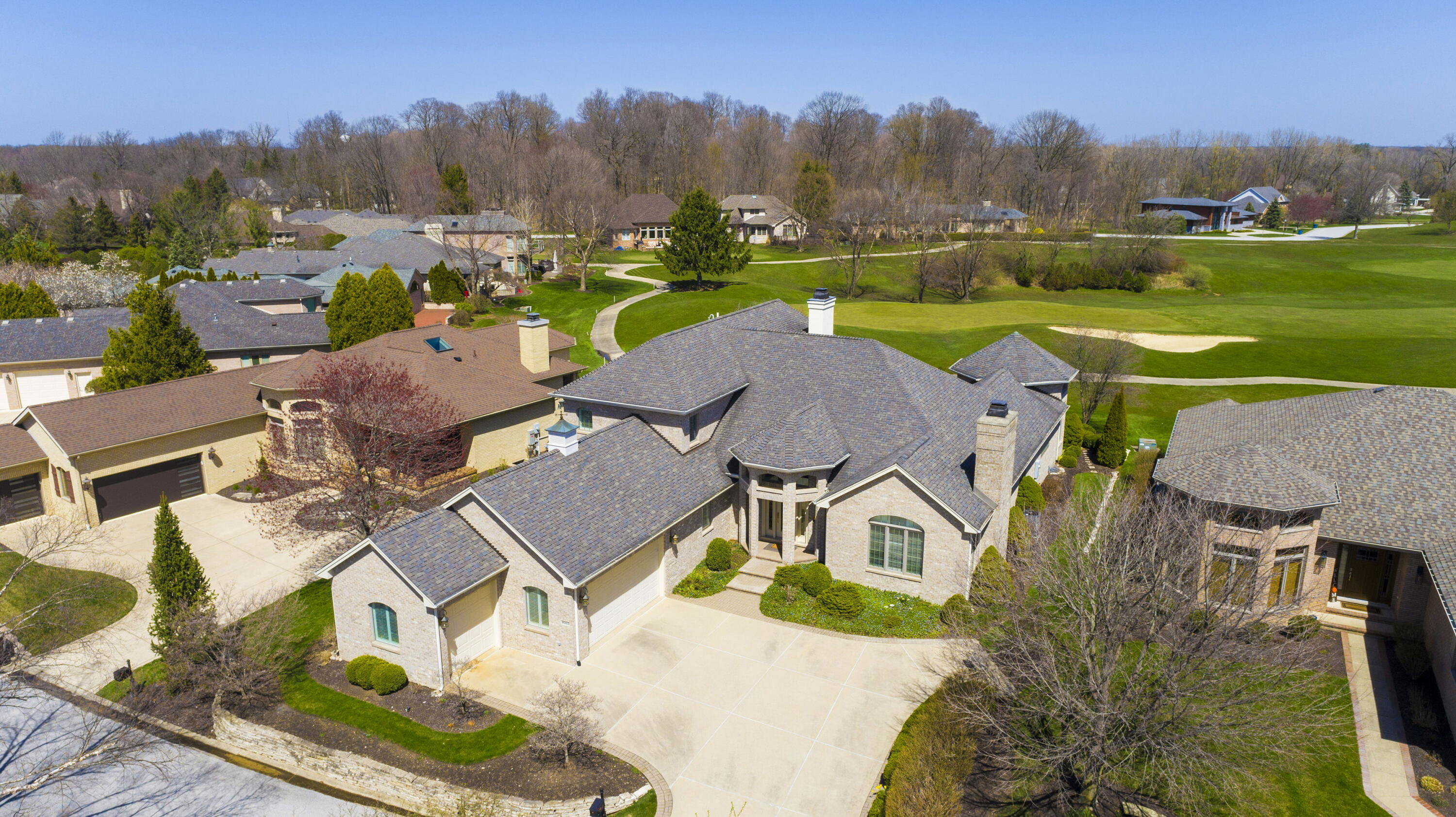 1663 Snead Avenue Chesterton, IN 46304 - Photo 3 of 38 an aerial view of a house with garden space and street view