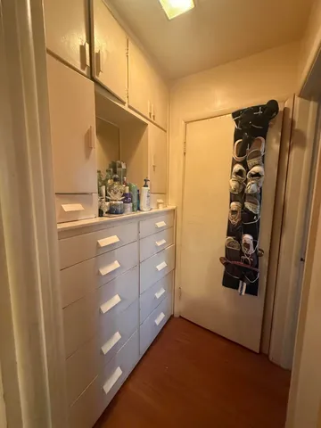 a view of walk in closet