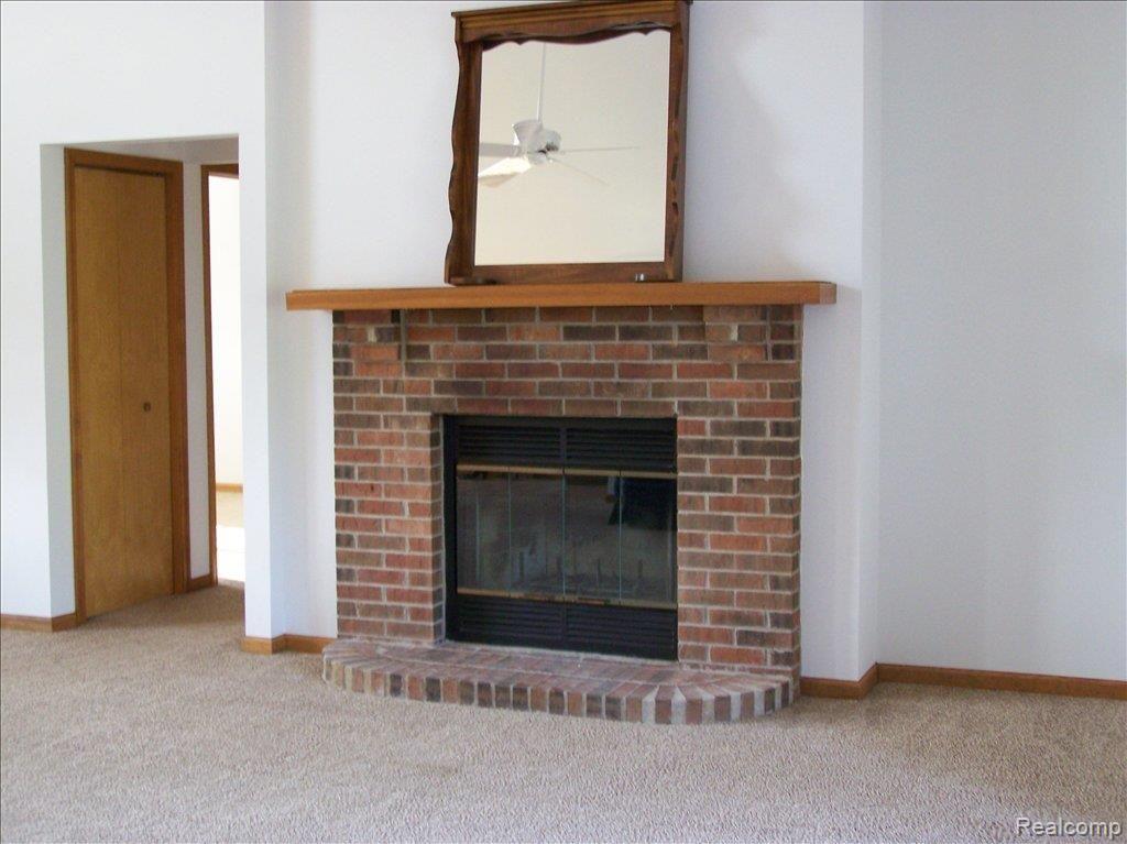 ALL BRICK FIREPLACE