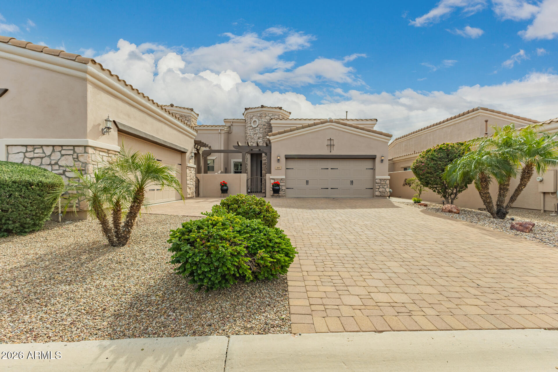 6202 East McKellips Road, Unit 277 Mesa, AZ 85215 - Photo 2 of 55 front view of a house with a yard
