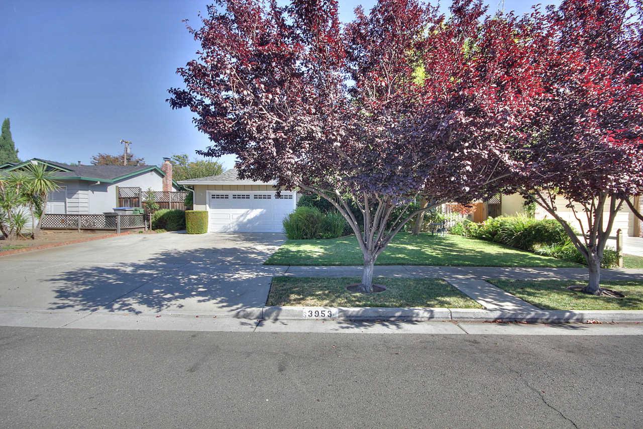 3953 Bucknall Road Campbell, CA 95008 - Photo 2 of 30 a front view of a house with a yard