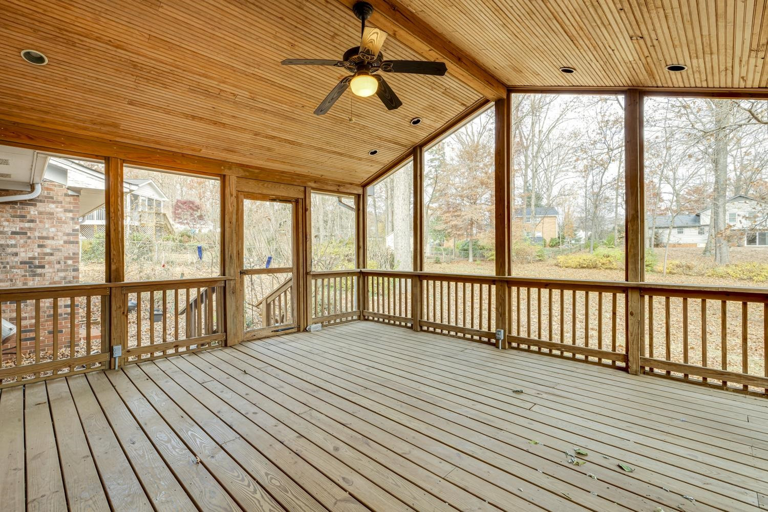 403 Oak Ridge Road Cary, NC 27511 - Photo 12 of 29 Screened Porch