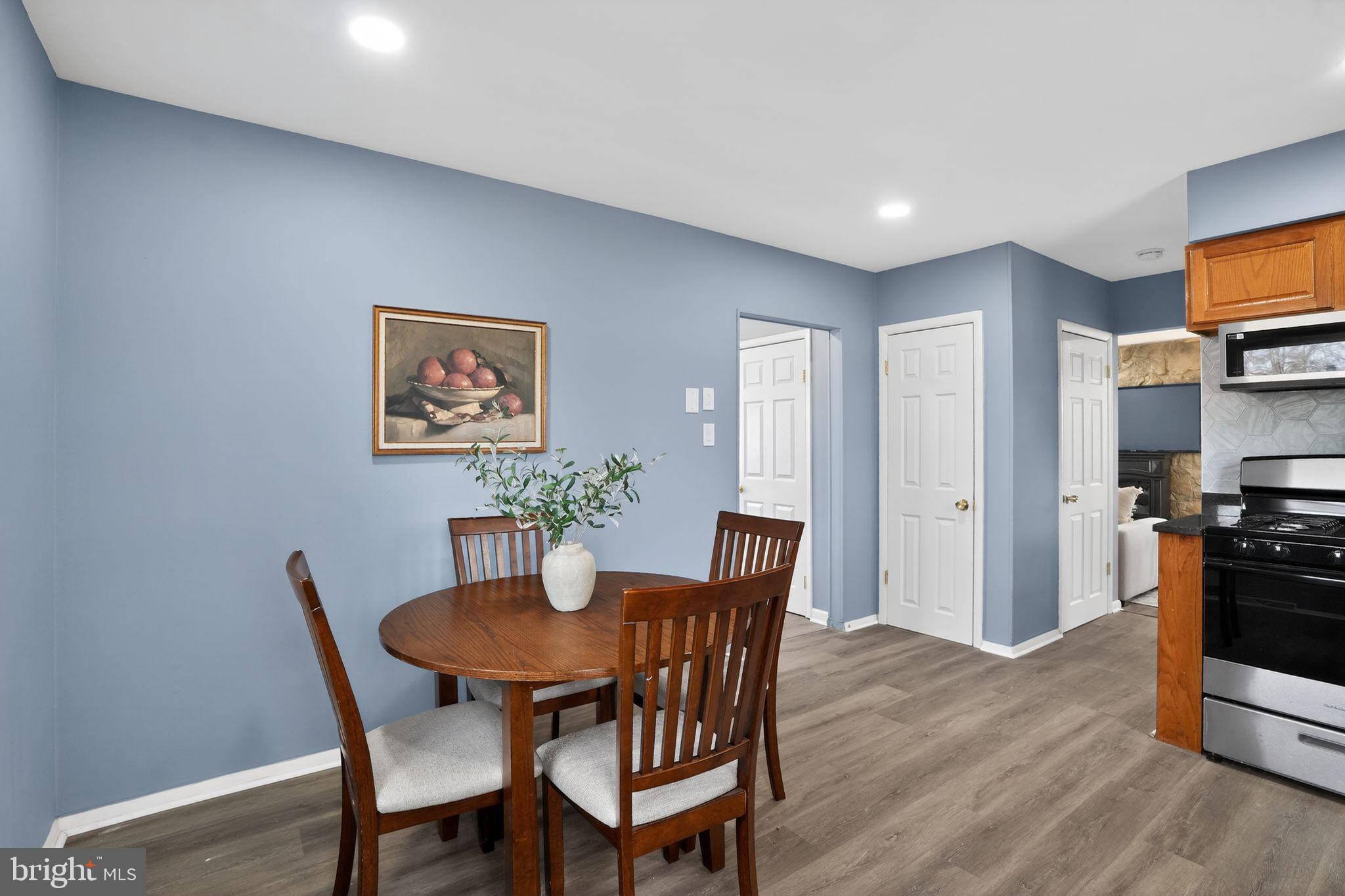 218 East Somerdale Road Somerdale, NJ 08083 - Photo 11 of 30 a view of a dining room with furniture and wooden floor