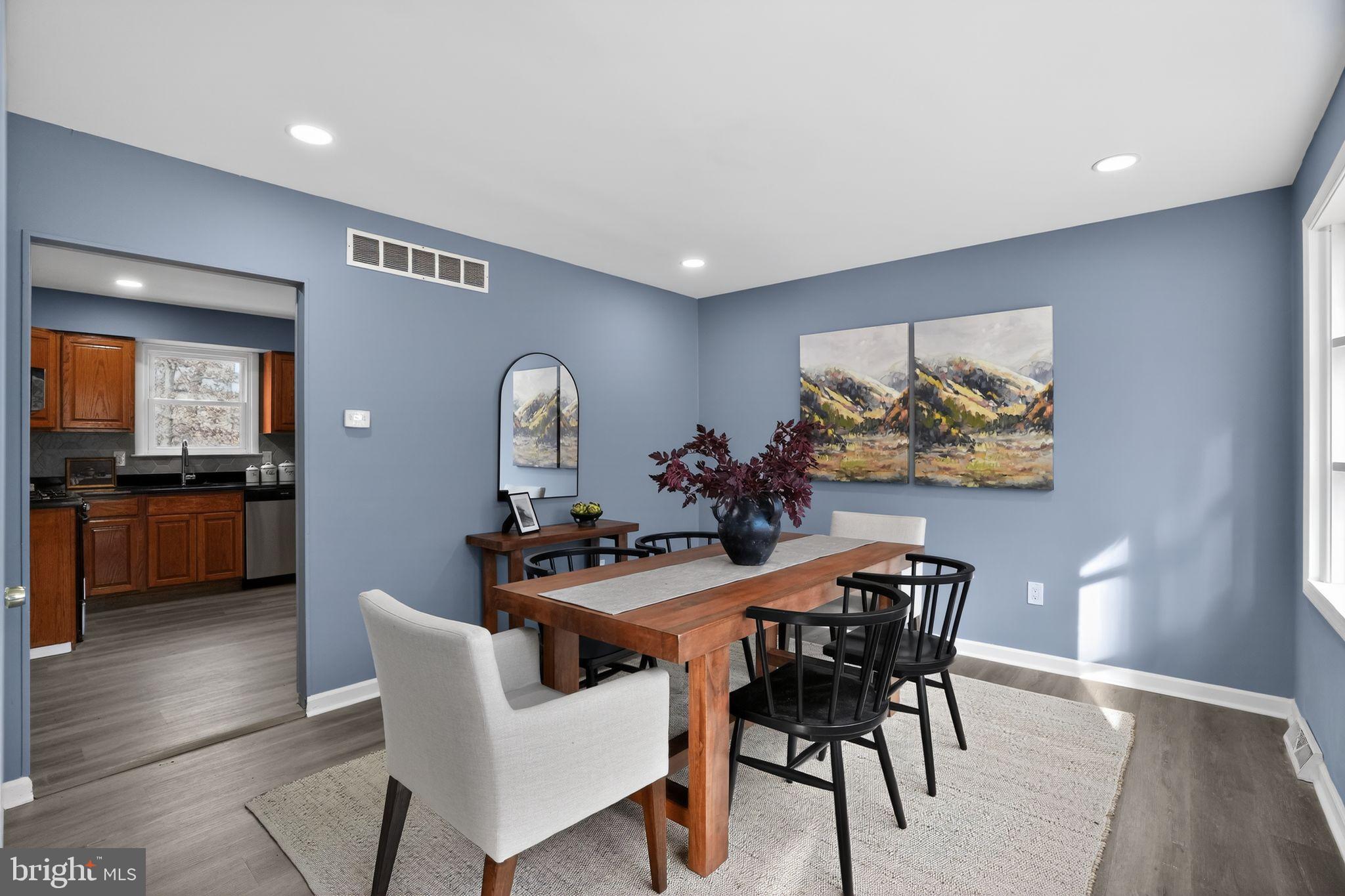 218 East Somerdale Road Somerdale, NJ 08083 - Photo 10 of 30 a view of a dining room with furniture and wooden floor