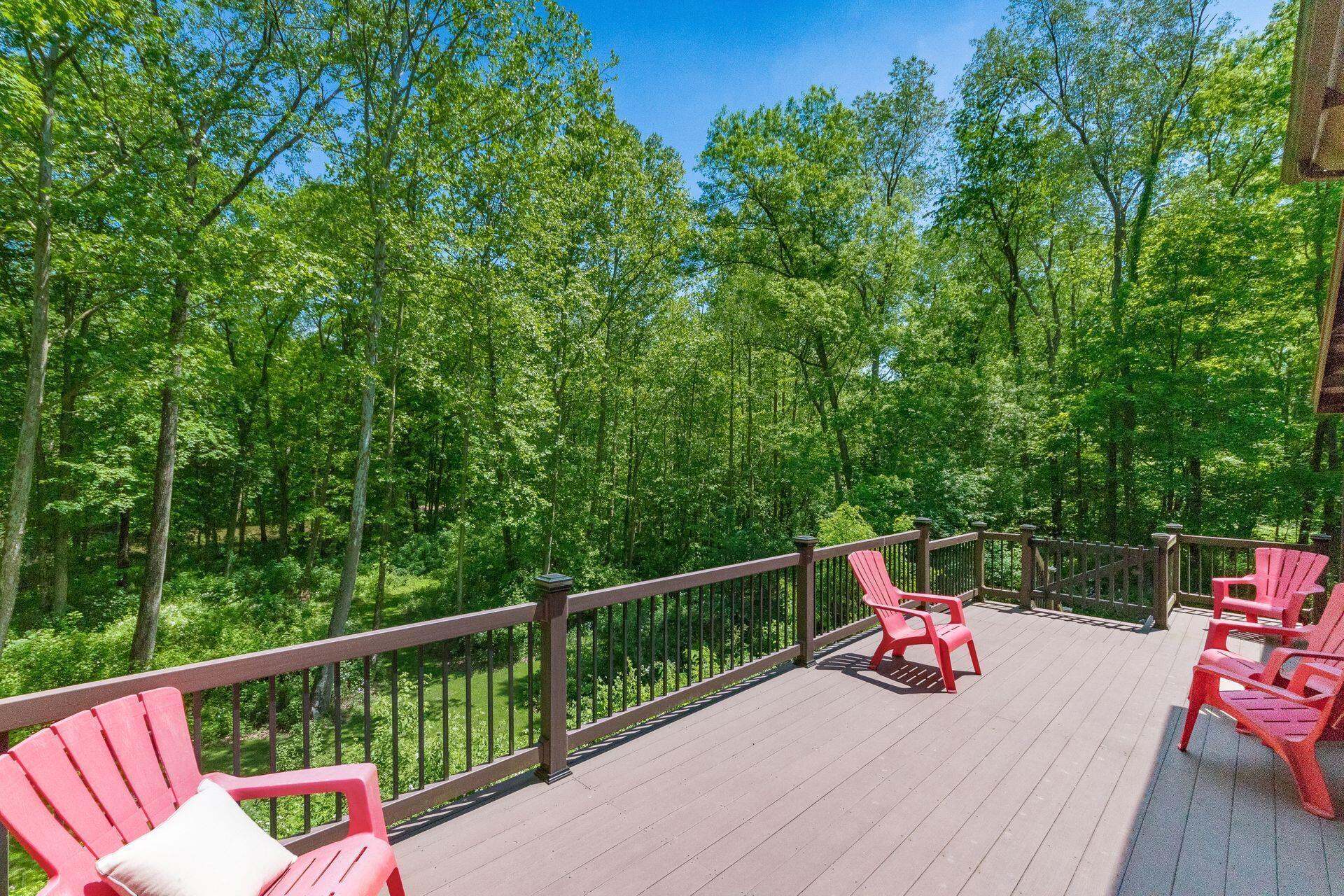 11444 Hazel Dell Road Howard, OH 43028 - Photo 36 of 41 This is the place to BBQ and entertain while enjoying the scenery.