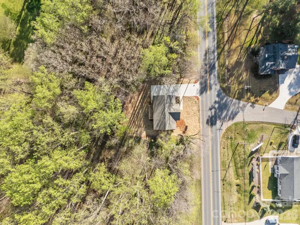 an aerial view of forest