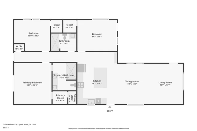 $450,000 | 2115 Seahorse Ln Port, Port Bolivar, TX 77650